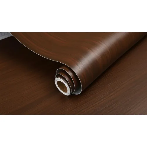 Image of Dark Wooden Self-Adhesive Wallpaper