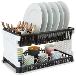 Darkpyro Plastic Dish Drainer (51 cms * 33 cms * 27 cms)