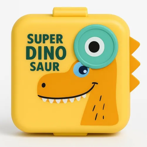 Image of Darkpyro Super Dinosaur Cartoon Kids Lunch Box with Compartments * 1150 ml