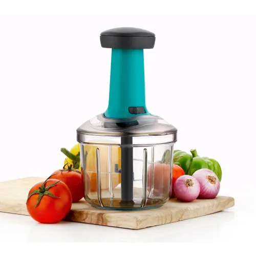 Image of Darkpyro 900ml Push Chopper & Slicer – Multicolor (Pack of 1)