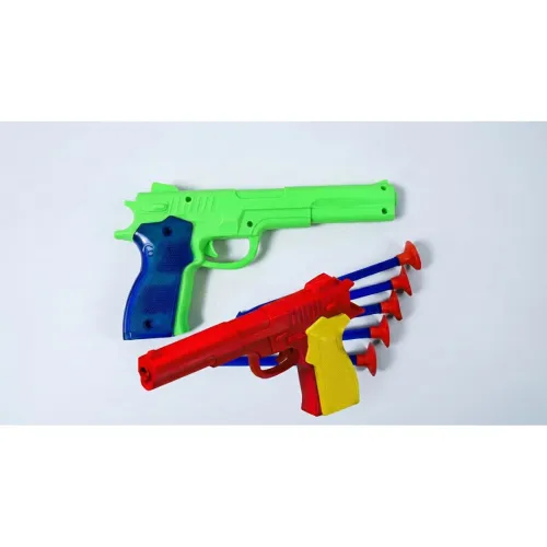 Image of Dart Pistol Toy Gun Set with 6 Suction Darts