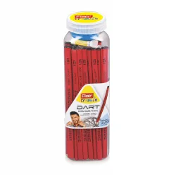 Dart Wooden Pencils – 50 Count Jar | Premium HB Lead | Smooth Writing, Break-Resistant Core | 