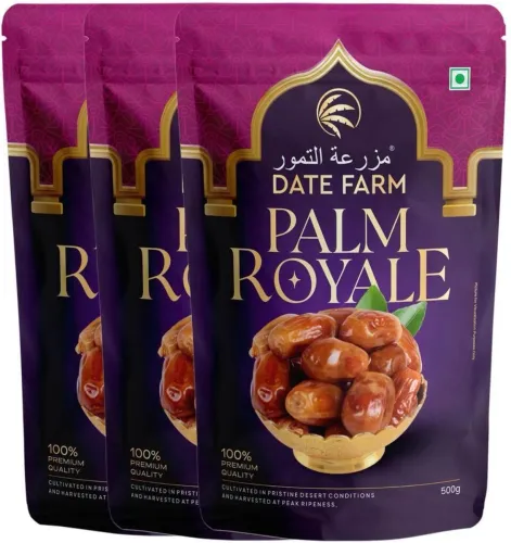 Image of Date Farm Palm Royale Dry Dates (3 x 500 g)
