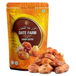 DATE FARM Zahidi Dates Luxury Wet Fresh Dates, 100% Natural, Boosts Immunity