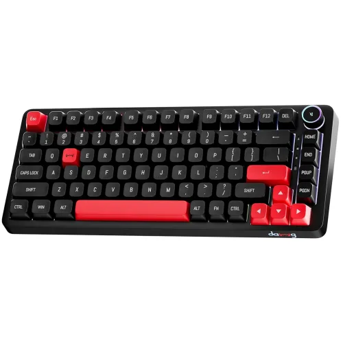 Image of daWg HighKEY 718, 75% Wireless Mechanical Keyboard, RGB, daWg Glacier Tactile Switches, Hot Swap, Gasket with 5 Layer Ab