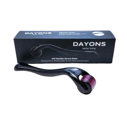 Image of Dayons 0.25mm Derma Roller, Tool for Face, Beard, Hair Regrowth & Skin Care – Includes Storage Case – Reduces Acne Scars