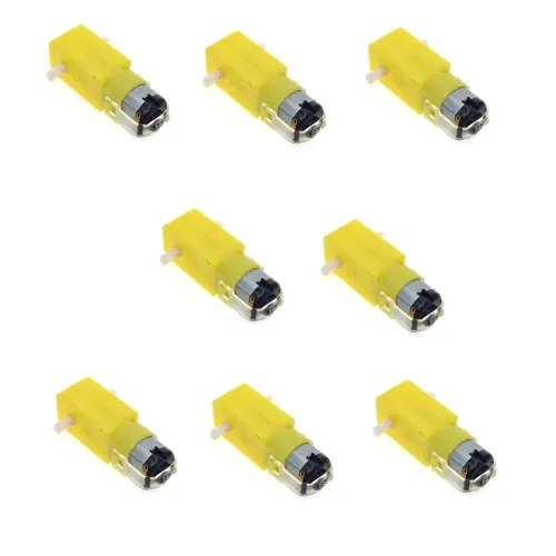 Image of DC BO Motor Dual Shaft Smart Car Robot Gear for Arduino (8 Piece)