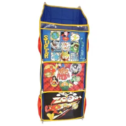 DC Super Friends Fun Hanging Rack, Folding Wall Hanging Shelves, FR3B_DC1