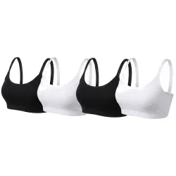 DChica Cotton Uniform Beginners Bra for Girls