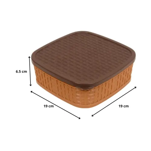Image of DDecora Plastic Spice Box 7 Compartments Masala Dabba With Lid