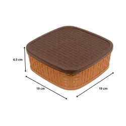 DDecora Plastic Spice Box 7 Compartments Masala Dabba With Lid