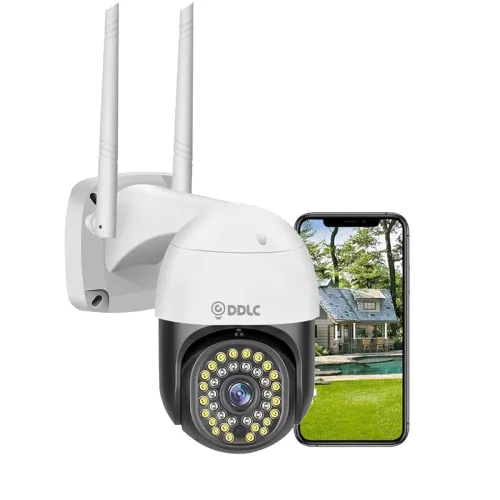 Image of DDLC Smart 1080p WiFi PTZ Outdoor CCTV Camera