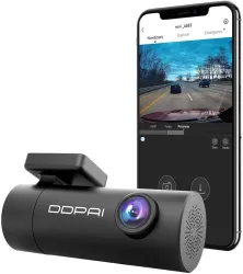DDPAI Dash Cam for Car with 140° Wide-Angle Lens, Night Vision