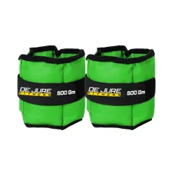 De Jure Fitness Adjustable Ankle & Wrist Weights, 1KG Pair