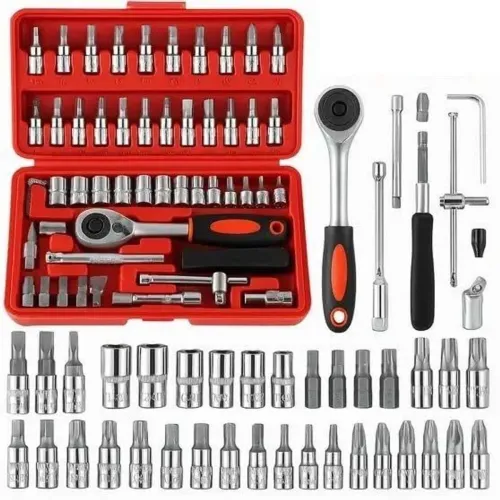 Image of DEAGAN 46PCS Sockets Extension Bars Mechanic Tool Kit