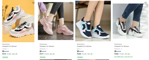 Image of Deals4you Women's Casual Shoes upto 84% Discount