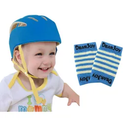 DearJoy Baby Head Protector Helmet with Kneepads Set