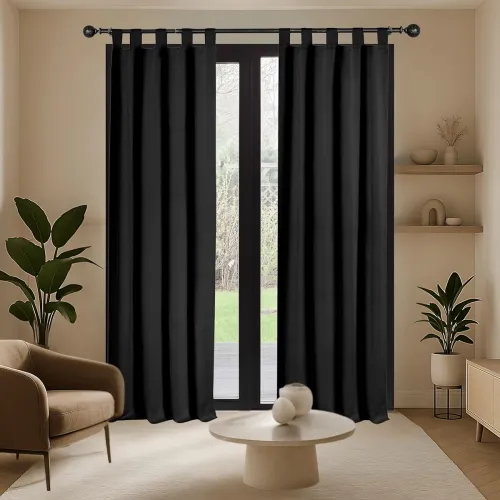 Image of Deco Window 8 Ft Blackout Curtains Pack of 2