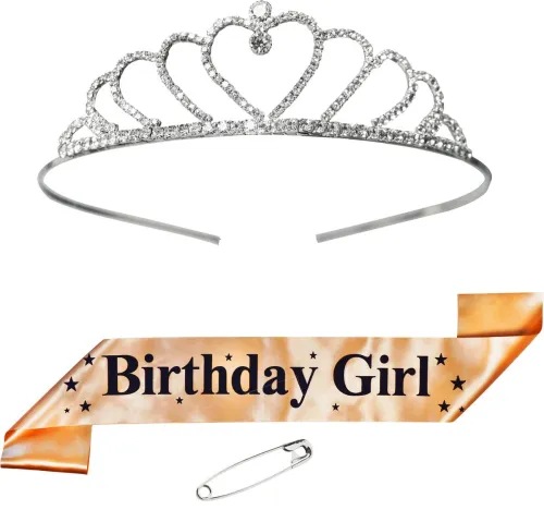 Image of Decofy Premium Quality Gold Birthday Girl 