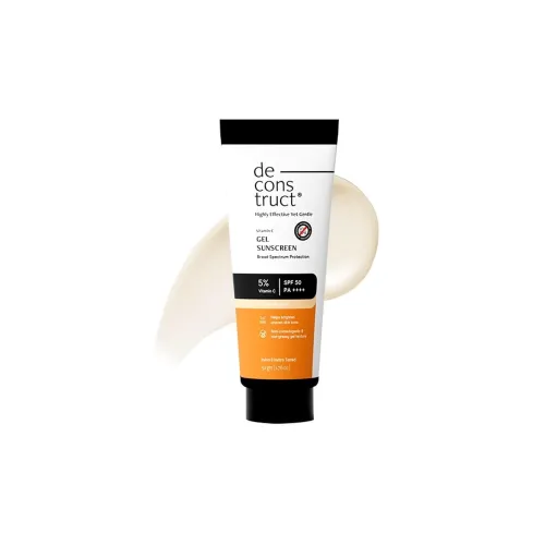 Image of Deconstruct 5% Vitamin C Gel Sunscreen: SPF 50 PA++++ (50g)