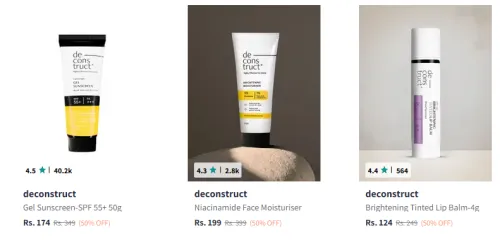 Image of Deconstruct Beauty Prouct Minimum 50% Discount