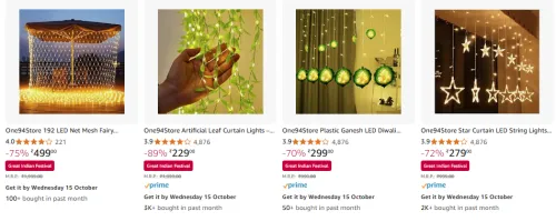 Image of Decorative diwali light's upto 89% discount