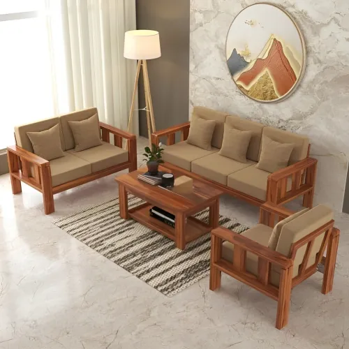 Image of DECORWOOD Solid Sheesham Wood For Living Room