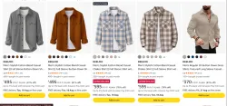  DEELMO Men’s Cotton Blend Casual Shirt Upto 81% OFF