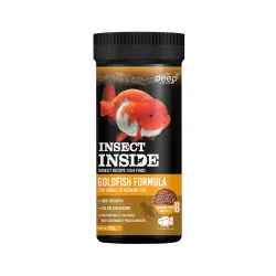 Deep Goldfish Food | 100 g, Micro Sinking Pellets | High Growth & Colour Enhancing | Insect (Cricket) Protein Formula