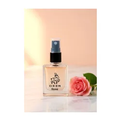 Deer Rose Fragrance Perfume, Floral Scent, 10ml Travel Size Spray Bottle
