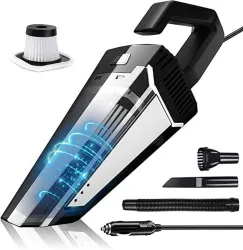 DEESSE 12V 5.5KPA Wet & Dry Car Vacuum
