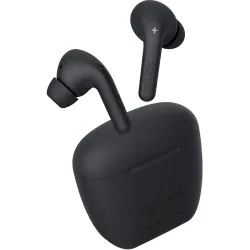 Defunc True Audio Wireless TWS Earbuds 30 Hours Playtime - Compatible with iOS & Android with App Control Music Experience (Black)