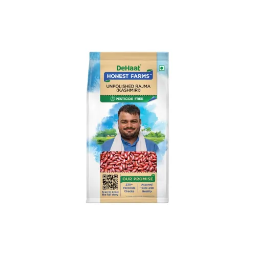 Image of DeHaat Honest Farms Unpolished Rajma (Kashmiri) 500 GM
