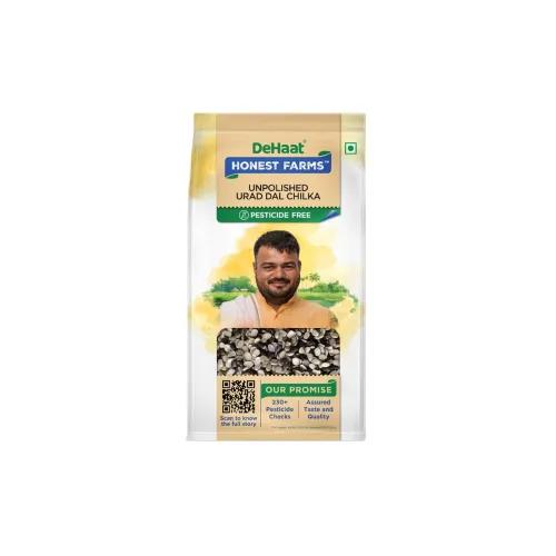 Image of DeHaat Honest Farms Pesticide Free Unpolished Urad Dal Chilka 500 GM