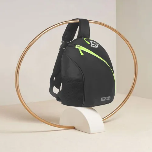 Image of DEJAN Men Brand Logo Contrast Backpack