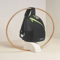 DEJAN Men Brand Logo Contrast Backpack