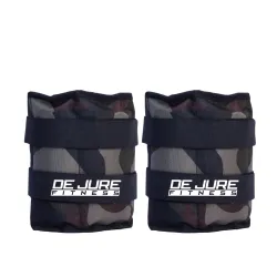 De Jure Fitness Ankle Weight Set, Wrist Weight Set, Leg Weight, Adjustable Strap, 1.5KG Pair (1.5Kg x 2 = 3kg) (Camouflage)