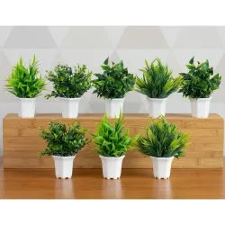 Dekorly Plastic Wild Artificial Flower Plants