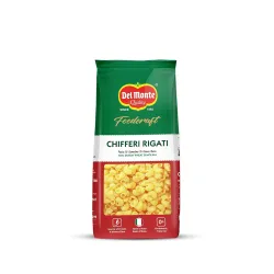 Del Monte Foodcraft Chifferi/Elbow Pasta 1Kg | 100% Durum Wheat /Semolina /Sooji Healthy Pasta | No Maida | Authentic It