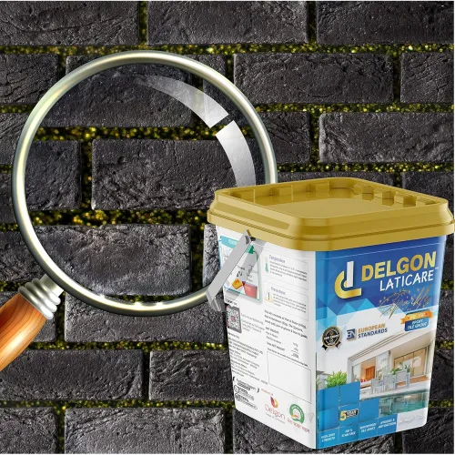Image of Delgon Laticare Premium Sparkle/Glitter Epoxy Tile Grout 1Kg (Golden Green Forest - 106)