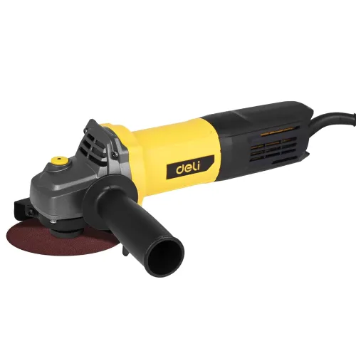Image of Deli 750W 100mm Corded Angle Grinder 100mm Corded Electric Heavy Duty with 12000 RPM Spindle Lock Toggle Switch 