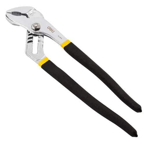 Image of Deli DL2610 10" Adjust Water Pump Plier (Yellow)