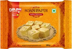 Delish by Flipkart Soan Papdi with Almonds, Pistachio