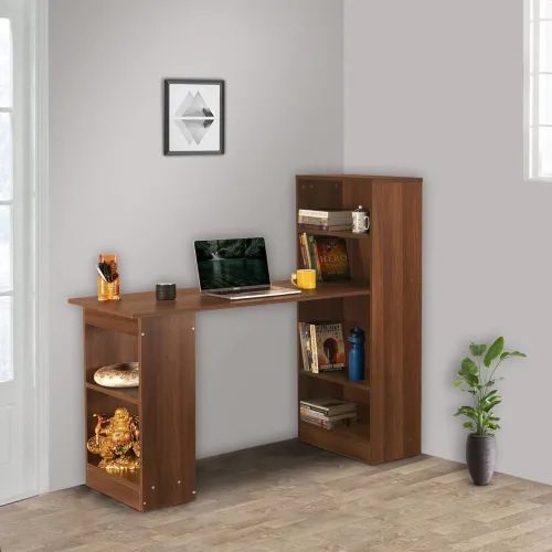 Image of DELITE KOM Bliss Engineered Wood Study Table (50x120x120)