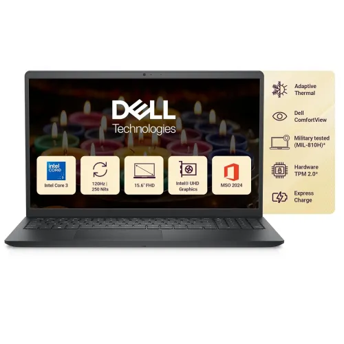 Image of Dell 15 (Previously Inspiron) Laptop, 14th Gen Intel Core i3/Core 3 100U