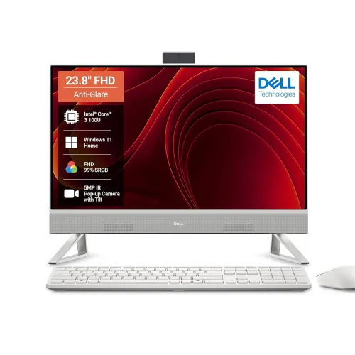 Image of Dell 24 AIO, 23.8" Anti-Glare FHD Infinity Display, 14th i3, 8GB DDR5, 512GB SSD