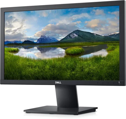 Image of DELL E-Series 50.8 cm (20 inch) HD+ LED Backlit TN Panel with Brightness-250 Nits,1 xDisplay Port 1.2, 1 xVGA, Screen Co
