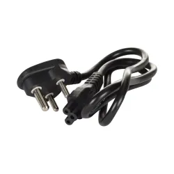 Dell JDCXX,K257C 1 Port 240V 3 Pin Power Chord for Laptops - Black