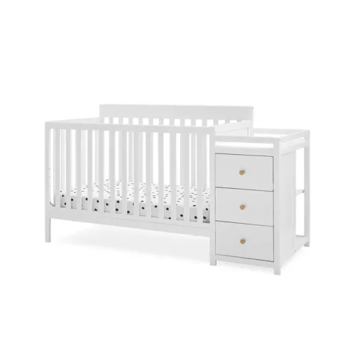 Image of Delta Children Flynn 5-in-1 Convertible Crib and Changer