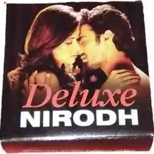 Image of DELUXE 100 PCS NIROODH Condom (Set of 5, 100 Sheets)